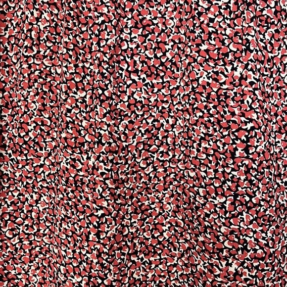 Name it girl abstract fall baby doll blouse size 11-12Y burnt orange/black/white - Picture 3 of 11